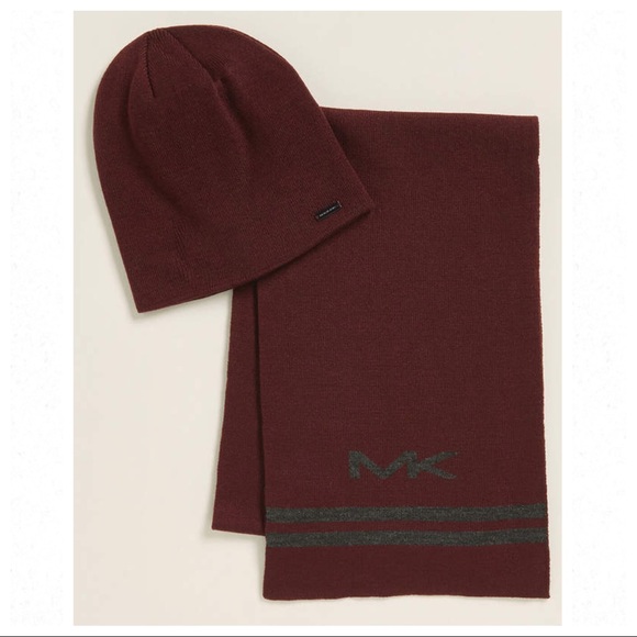 hat and scarf set michael kors